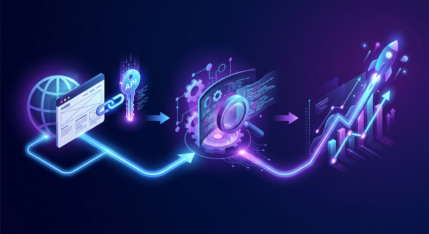 Three-step process: connect, optimize, grow